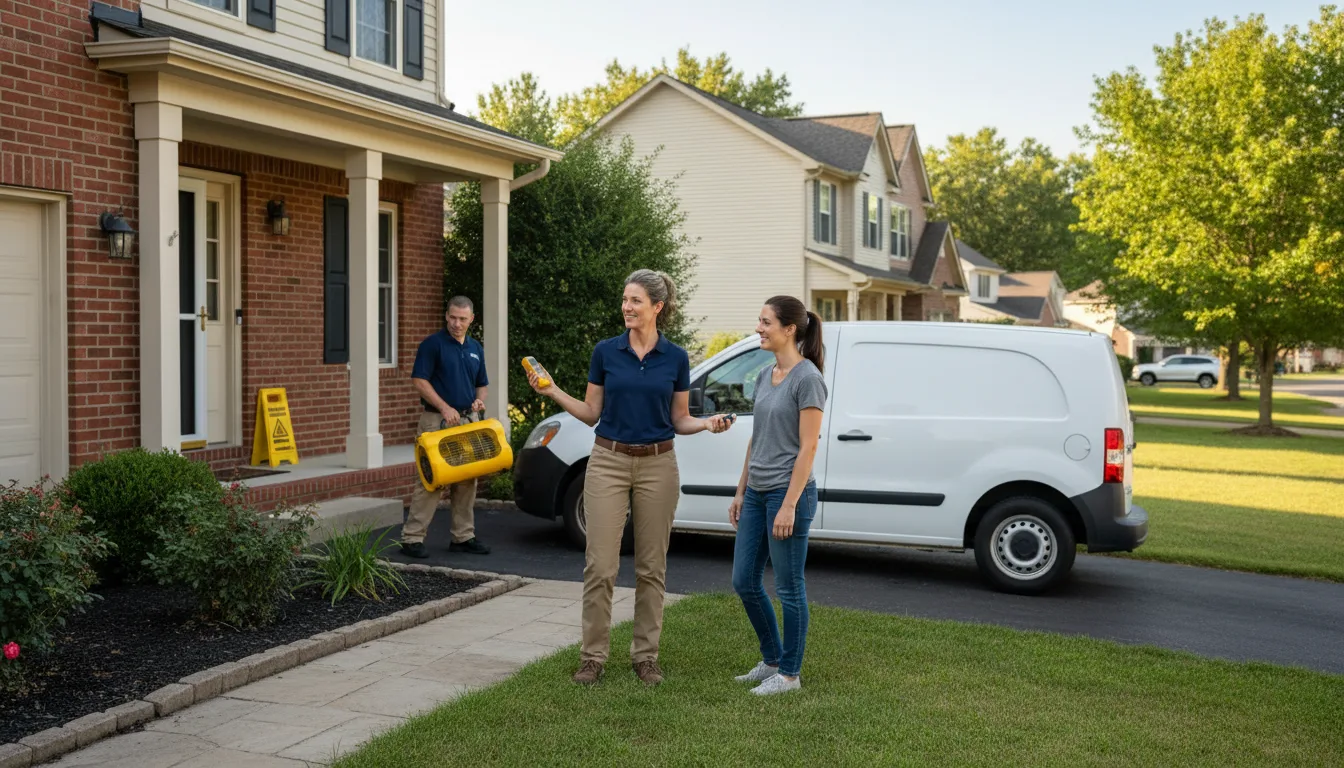 Residential water damage restoration in Yarnell, AZ